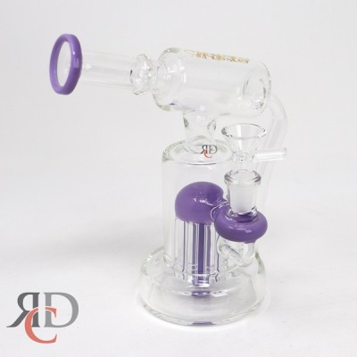WATER PIPE 8 ARM COLORED TREE PERC SIDE MOUTH PIECE WP3224 1CT